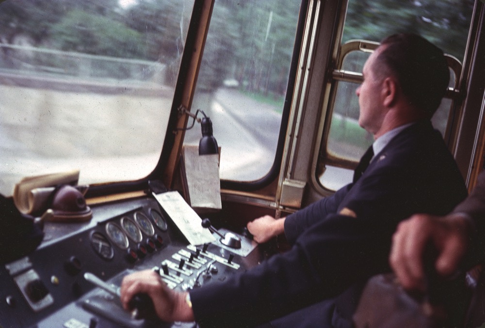 ÖBB cab view.