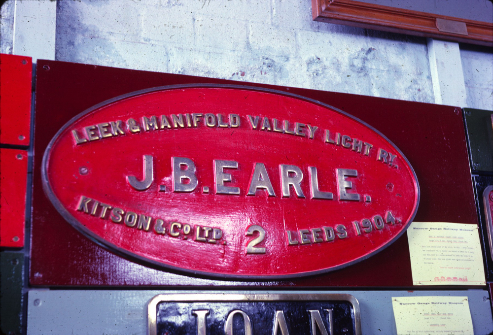 Leek and Manifold J B Earle