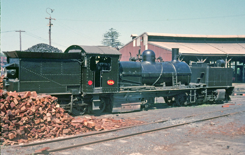MSA Garrett No 494 at Bunbury shed