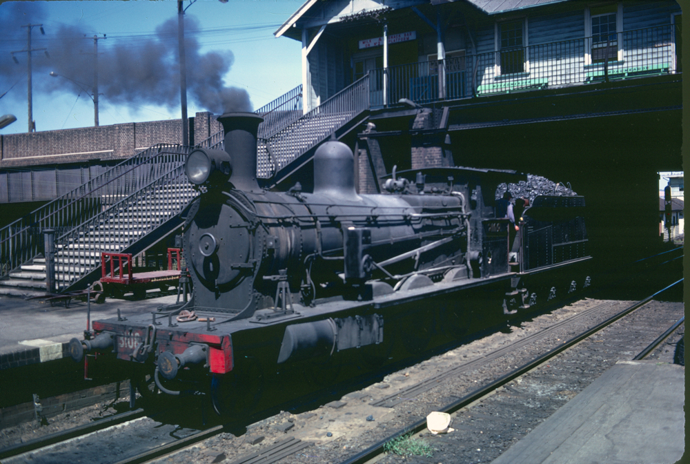NSWGR 3108 at Broadmeadow 1970