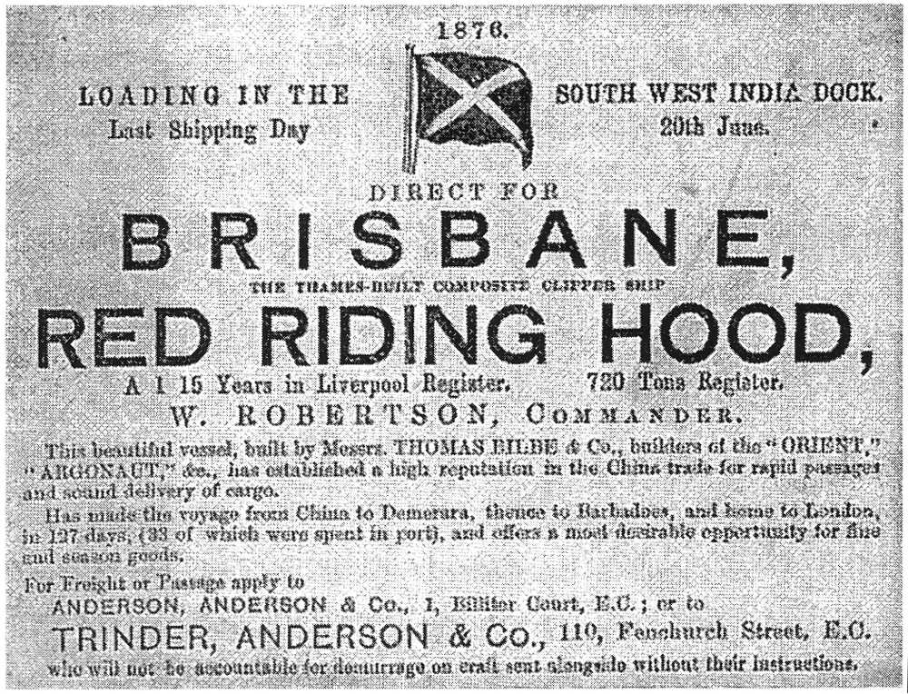 This is the first ship my ancestors loaded for Australia