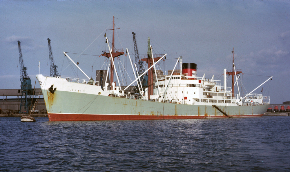 MV Galway before lengthening