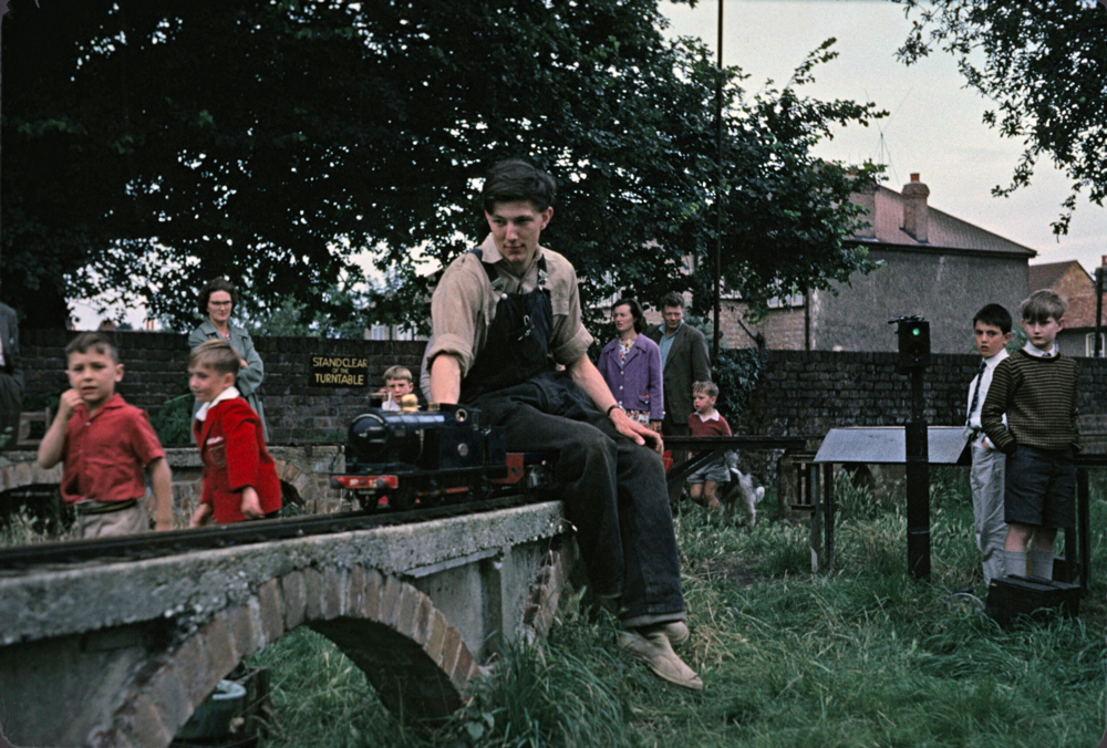My brother driving my tank engine at Harligton