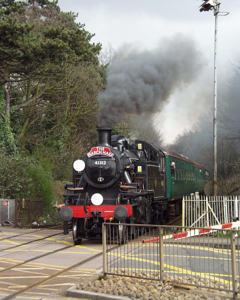 The March Hare approaches Sunningdale